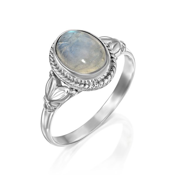 טבעת מון סטון עיגול