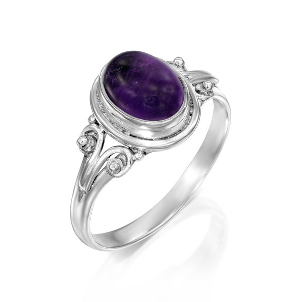 טבעת אמטיסט קטנה